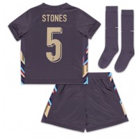 England John Stones #5 Replica Away Minikit Euro 2024 Short Sleeve (+ pants)